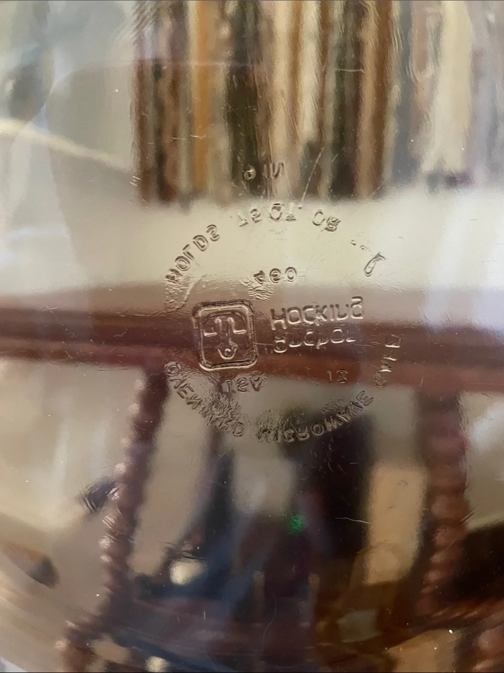Amber Glass anchor hocking pie dish
